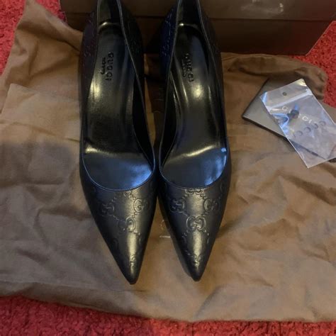 gucci black courts